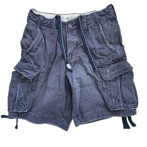 Abercrombie And Fitch Vintage Y2K Cargo Shorts Paratrooper Drawstring Baggy